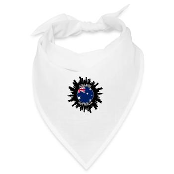 Adelaide Skyline Australien Flagge Reise Souvenir - Bandana Dreieckstuch - Weiß - Vorne