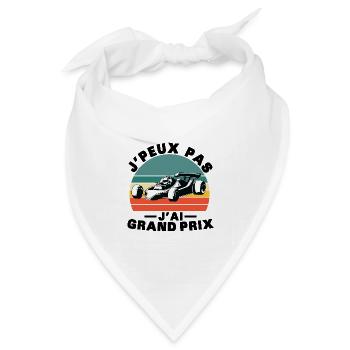Ich kann nicht, ich habe einen tollen Preis - Bandana Dreieckstuch - Weiß - Vorne