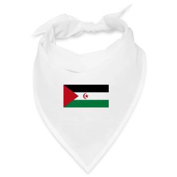 Demokratische Arabische Republik Sahara - Bandana Dreieckstuch - Weiß - Vorne