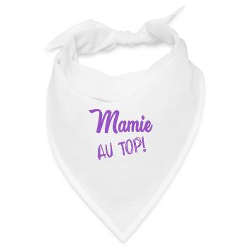 MAMA. OMA - Bandana Dreieckstuch - Weiß - Vorne