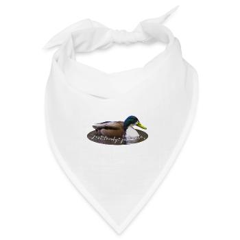just lovely just cute - Bandana Dreieckstuch - Weiß - Vorne