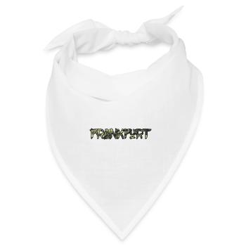 Frankfurt Camo - Bandana Dreieckstuch - Weiß - Vorne