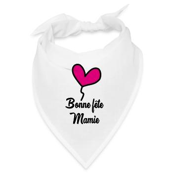 OMA. MAMA - Bandana Dreieckstuch - Weiß - Vorne