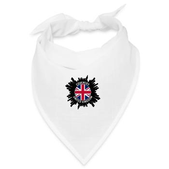 Coventry Skyline UK Flagge Reisesouvenir - Bandana Dreieckstuch - Weiß - Vorne