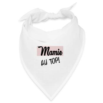 OMA. MAMA. OMA. MUTTERTAG - Bandana Dreieckstuch - Weiß - Vorne