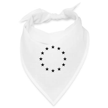 Star Circle Logo - Bandana Dreieckstuch - Weiß - Vorne