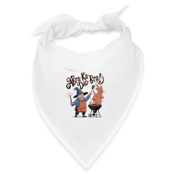 AbraKa-Papa-BH! - Bandana Dreieckstuch - Weiß - Vorne
