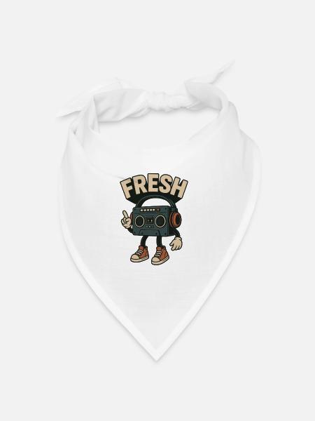 Fresh - Bandana Dreieckstuch - Weiß