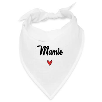 OMA. MAMA. OMA. MUTTERTAG - Bandana Dreieckstuch - Weiß - Vorne