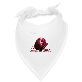 Laura - Bandana Dreieckstuch - Weiß - Vorne