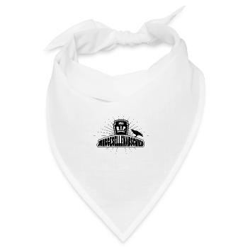 RIP Junggesellenabschied Grabstein Hochzeit - Bandana Dreieckstuch - Weiß - Vorne