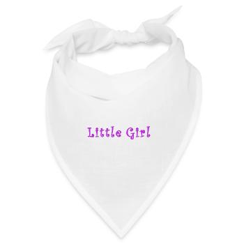 Little Girl - Bandana Dreieckstuch - Weiß - Vorne