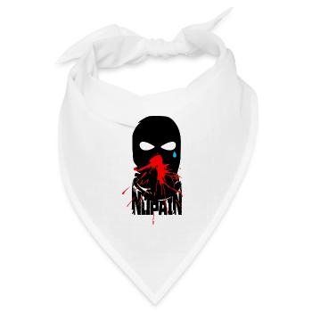 No Pain - Bandana Dreieckstuch - Weiß - Vorne