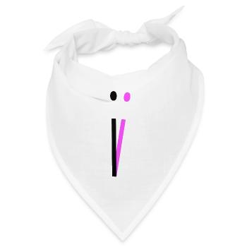 Liebe Die Essenz der Liebe - Bandana Dreieckstuch - Weiß - Vorne