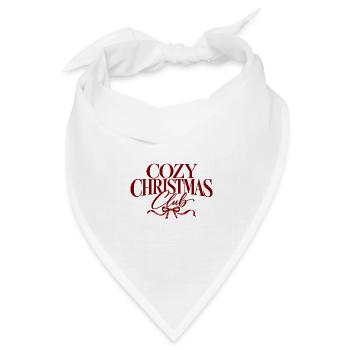 Cozy Christmas Club - Bandana Dreieckstuch - Weiß - Vorne
