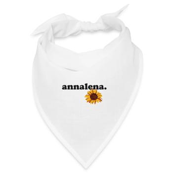 annalena - Bandana Dreieckstuch - Weiß - Vorne