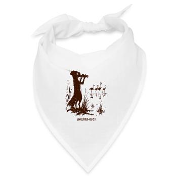 Zwillbrock-Kieker Fuchs Flamingo - Bandana Dreieckstuch - Weiß - Vorne