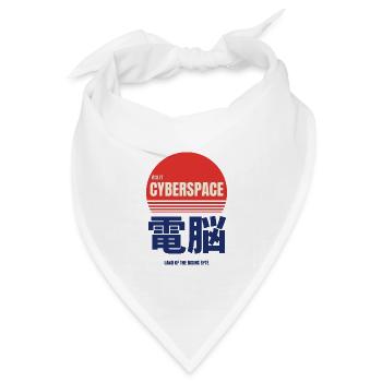 Besuchen Sie Cyberspace Land Of The Rising Byte - Bandana Dreieckstuch - Weiß - Vorne