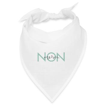 Non, Merci. - Bandana Dreieckstuch - Weiß - Vorne