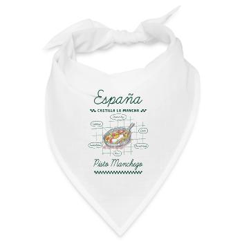 Pisto Manchego - Bandana Dreieckstuch - Weiß - Vorne