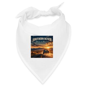 Southern Rover: Miles & Memories - Bandana Dreieckstuch - Weiß - Vorne