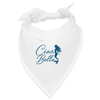 Ciao Bella - Bandana Dreieckstuch - Weiß - Vorne