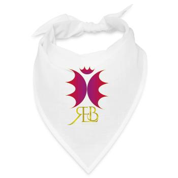EBR Oversized Logo Gradient - Bandana Dreieckstuch - Weiß - Vorne