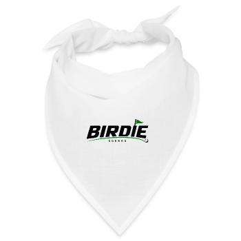 ODDROO Birdie – Golfball & Fahne - Bandana Dreieckstuch - Weiß - Vorne