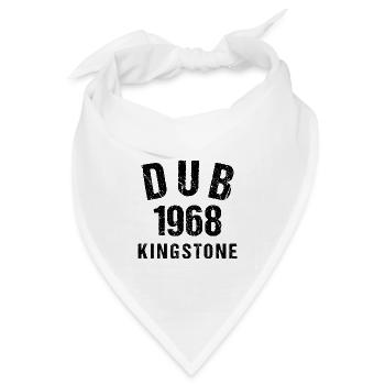 DUB 1968 Kingston - Bandana Dreieckstuch - Weiß - Vorne