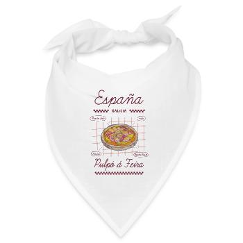 Octopus á Feira - Bandana Dreieckstuch - Weiß - Vorne