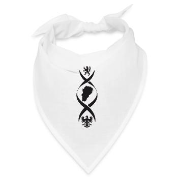 Lion Map Eagle lustiges Geschenk-T-Shirt - Bandana Dreieckstuch - Weiß - Vorne