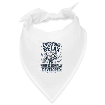 Professionally Developed - Bandana Dreieckstuch - Weiß - Vorne