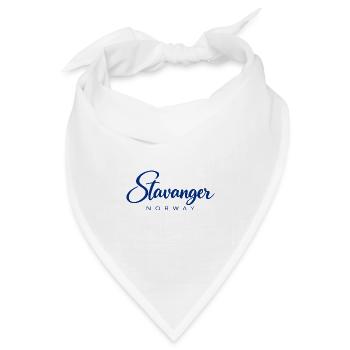 Stavanger - Norway - Norge - Norwegen - Skandinavi - Bandana Dreieckstuch - Weiß - Vorne
