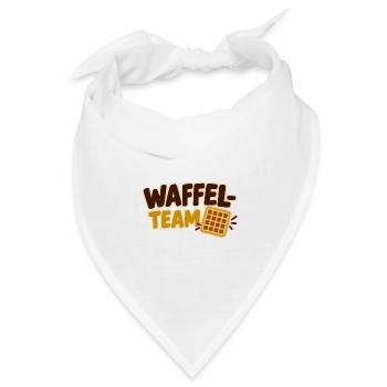 Waffel-Team Schule & Verein - Bandana Dreieckstuch - Weiß - Vorne