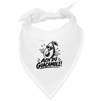 Ach du Guacamole! - Bandana Dreieckstuch - Weiß - Vorne