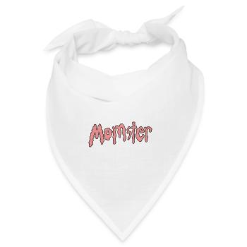 Momster - Bandana Dreieckstuch - Weiß - Vorne