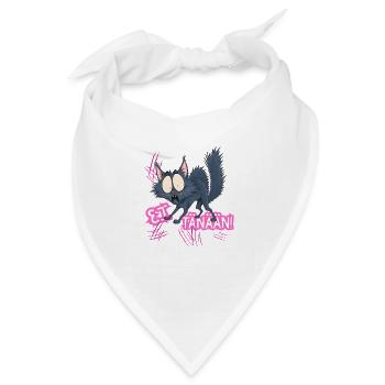 Nicht heute! - Bandana Dreieckstuch - Weiß - Vorne