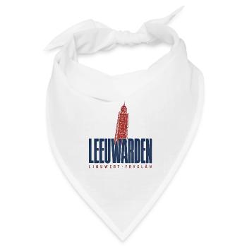 Leeuwarden Ljouwert Friesland Oldehove - Bandana Dreieckstuch - Weiß - Vorne