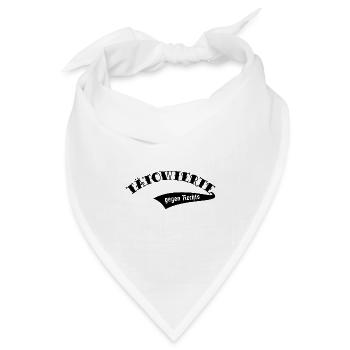 Tätowierte Gegen Rechts (Tattoo Tätowierung / B) - Bandana Dreieckstuch - Weiß - Vorne