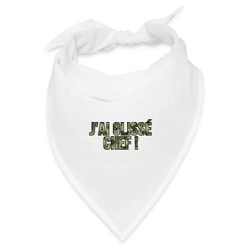 Die Siebte Kompanie, die 7. Kompanie - Bandana Dreieckstuch - Weiß - Vorne