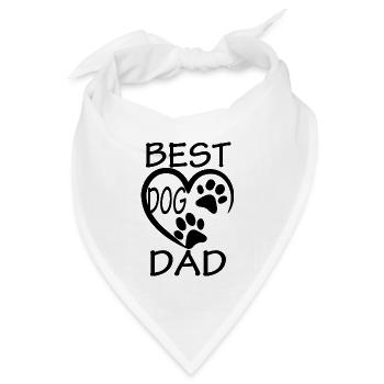 Dog dog - Bandana Dreieckstuch - Weiß - Vorne
