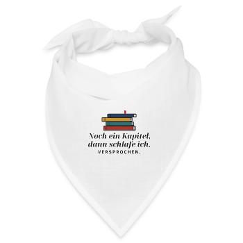 Noch ein Kapitel: Schlafdrama - Bandana Dreieckstuch - Weiß - Vorne