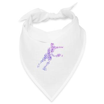 Pickleball Profi Geschenk für Pickleballspiel Fans - Bandana Dreieckstuch - Weiß - Vorne