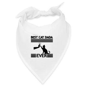 Cat cat  - Bandana Dreieckstuch - Weiß - Vorne