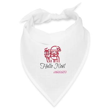 hello-nol---2027 - Bandana Dreieckstuch - Weiß - Vorne