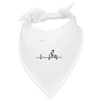  Garten Landwirt Landschaftgärtner - Bandana Dreieckstuch - Weiß - Vorne