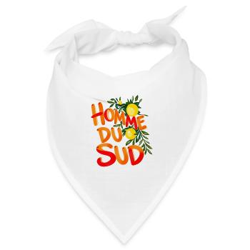Southern Man Citrus Sun - Bandana Dreieckstuch - Weiß - Vorne
