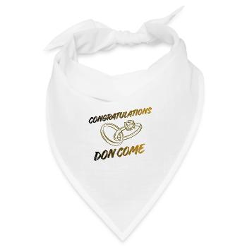 congratulations - Bandana Dreieckstuch - Weiß - Vorne