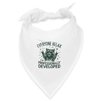 Everyone Relay – Professionally Developed - Bandana Dreieckstuch - Weiß - Vorne