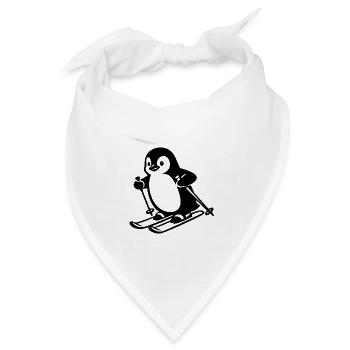 Skipinguin - Bandana Dreieckstuch - Weiß - Vorne